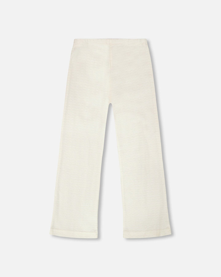 Crinkle Jersey Leggings Off White - H30YG60_01010