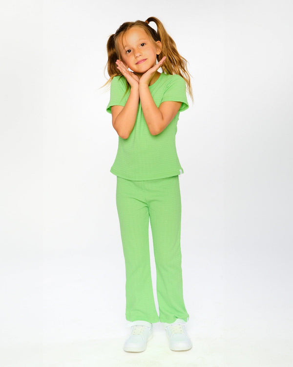 Crinkle Jersey Leggings Mint Green - H30YG60_03007