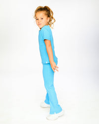 Crinkle Jersey Leggings Blue - H30YG60_04520