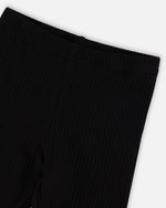 Rib Biker Leggings Black - H30YG64_09990
