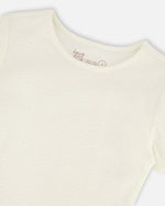 Crinkle Jersey T-Shirt Off White - H30YG70_01010