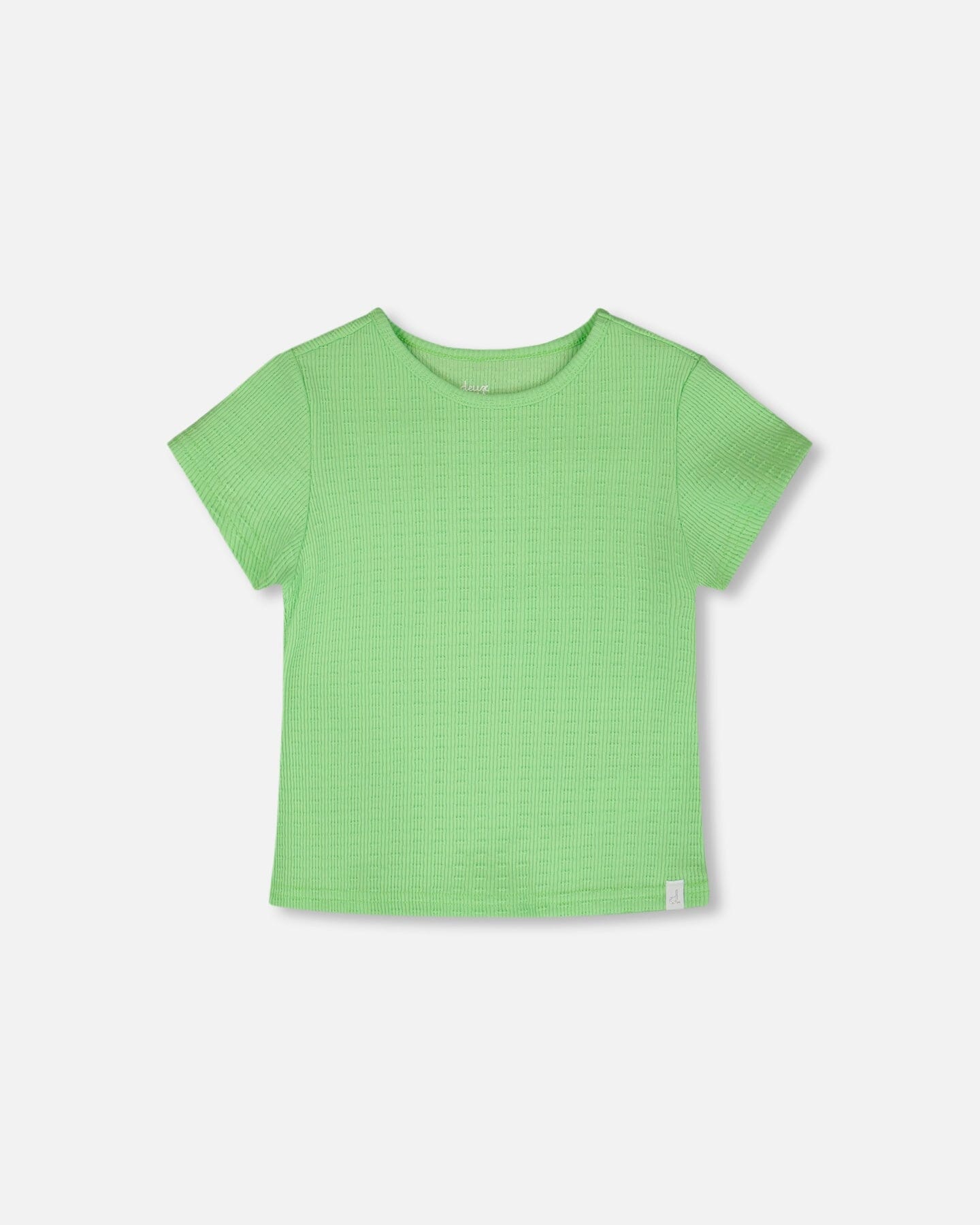 Crinkle Jersey T-Shirt Mint Green - H30YG70_03007