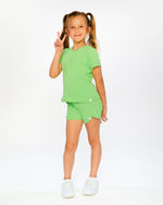 Crinkle Jersey T-Shirt Mint Green - H30YG70_03007