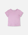 Crinkle Jersey T-Shirt Lilac - H30YG70_05840