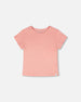 Crinkle Jersey T-Shirt Off Peach Pink - H30YG70_06160