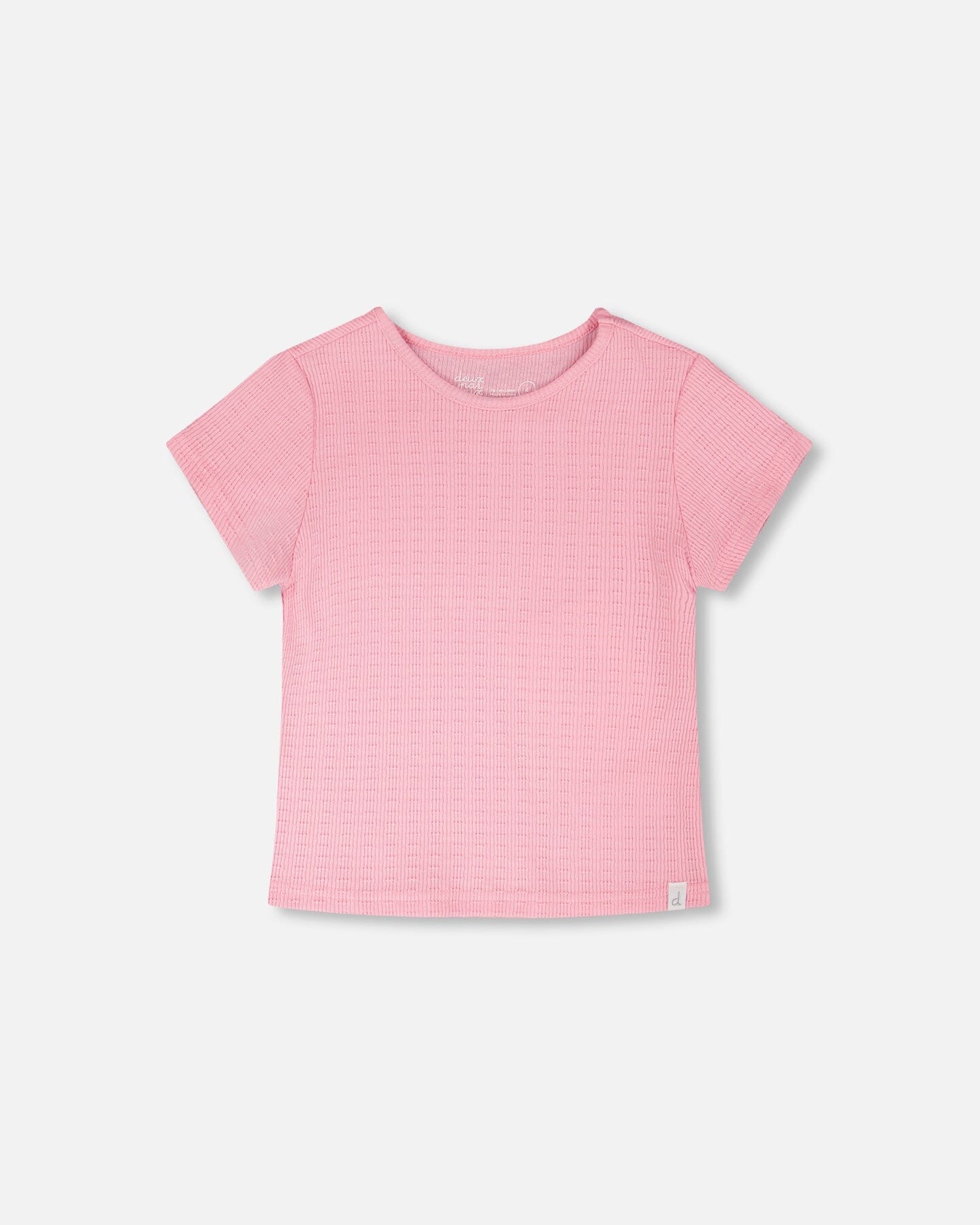 Crinkle Jersey T-Shirt Pink - H30YG70_06240
