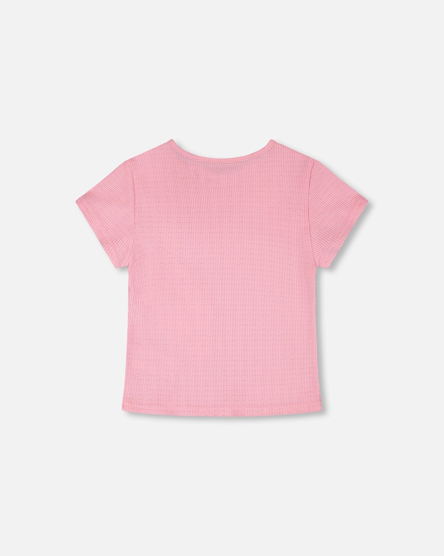 Crinkle Jersey T-Shirt Pink - H30YG70_06240