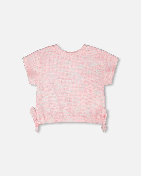 Jacquard Knit T-Shirt Multicolored - H30YG74_3H133