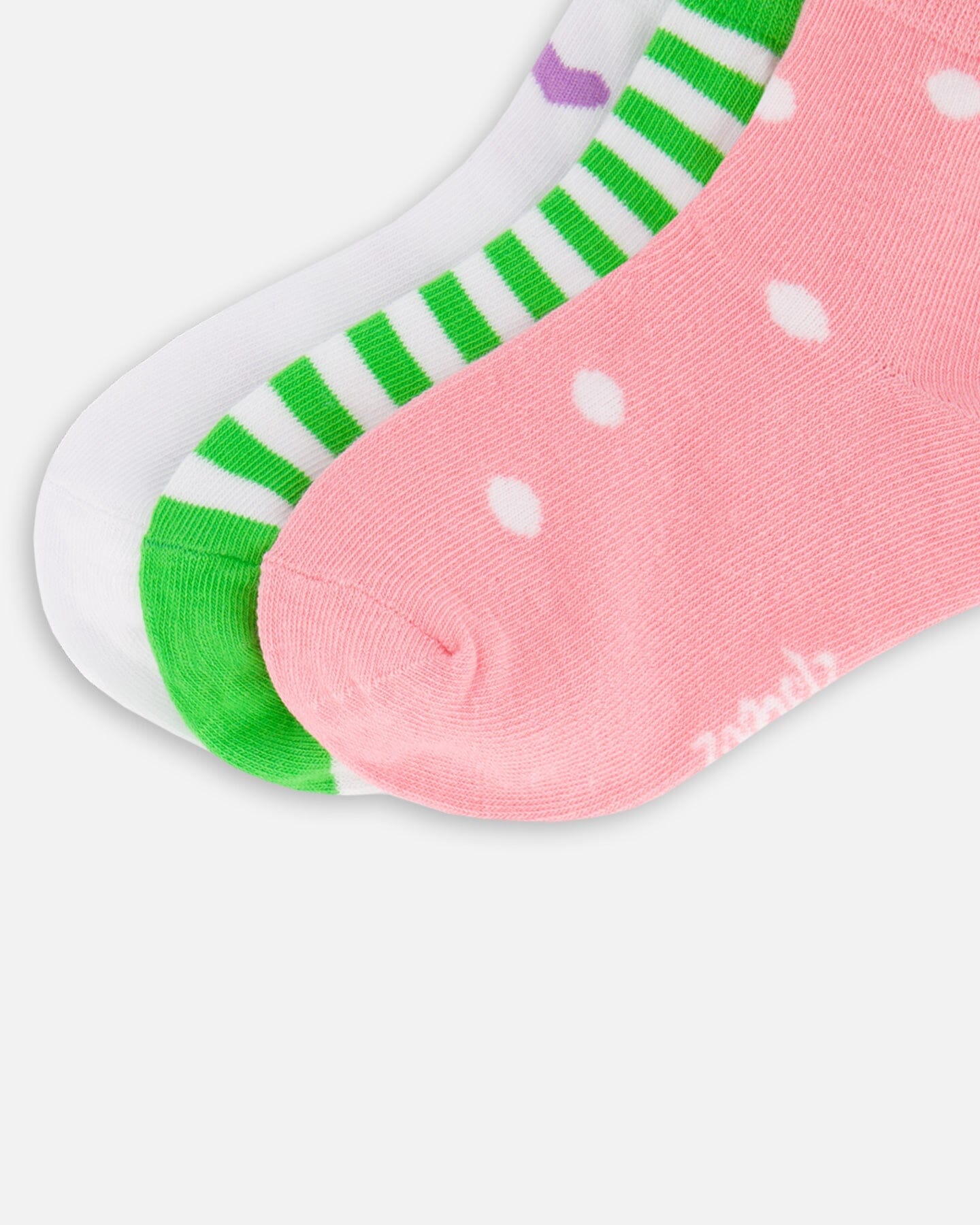 Socks (3 Pairs) Striped Green - H30YGS_3H208