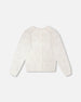 Pointelle Knit Cardigan Off-White - H30YGT30_01010