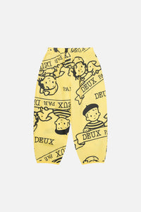 40Th Anniversary Printed Poplin Pant Honey Yellow