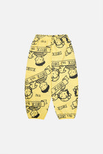 40th Anniversary Adult Printed Poplin Pant Honey Yellow