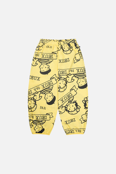 40Th Anniversary Adult Printed Poplin Pant Honey Yellow