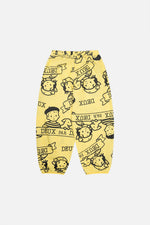 40th Anniversary Adult Printed Poplin Pant Honey Yellow