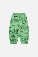 40th Anniversary Adult Printed Poplin Pant Green