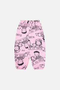 40th Anniversary Adult Printed Poplin Pant Soft Pink