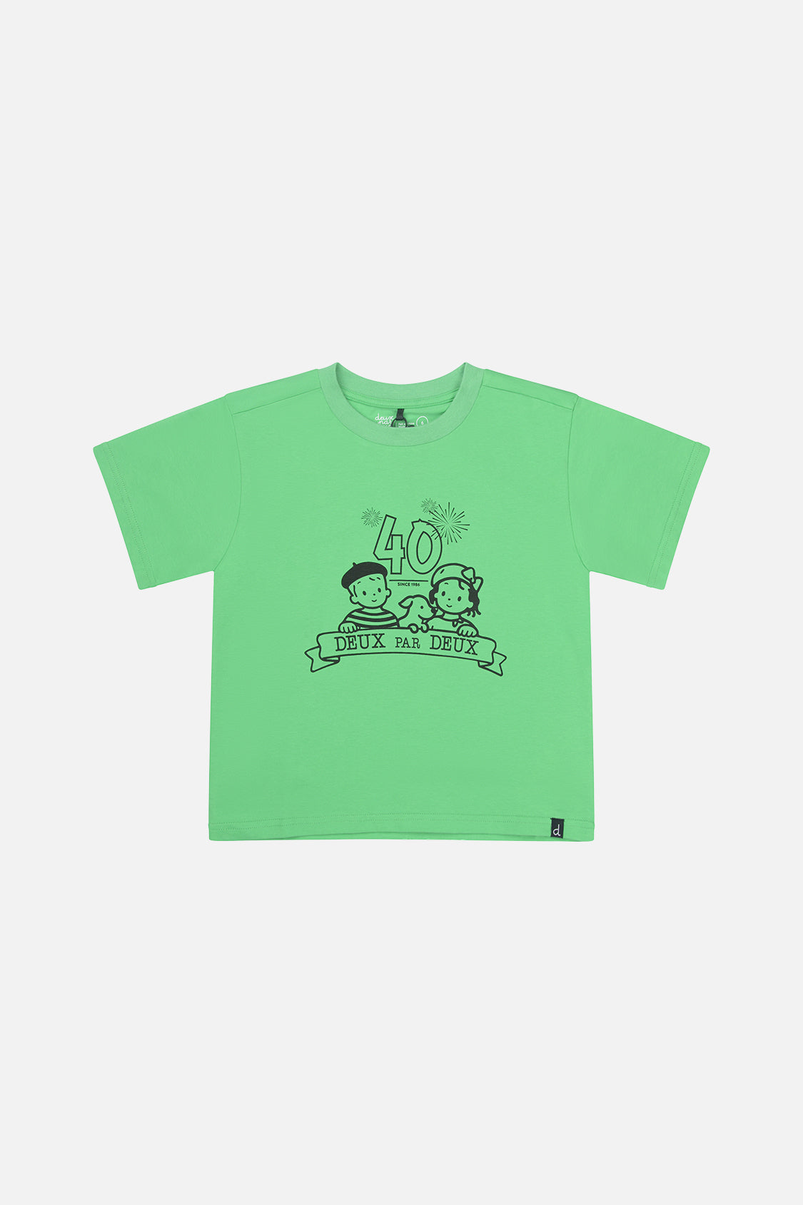 40. Jubiläums-Grafik-T-Shirt Grün