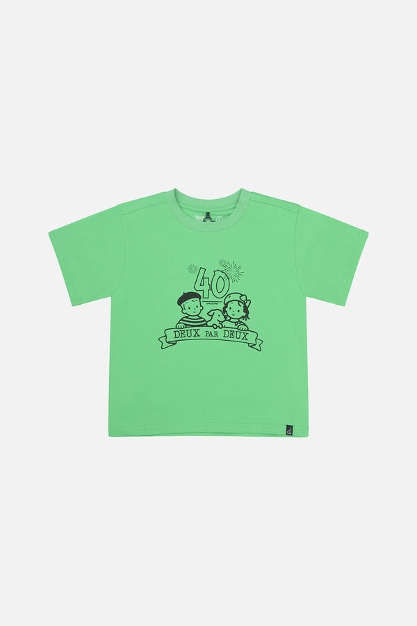 40Th Anniversary Graphic T-Shirt Green