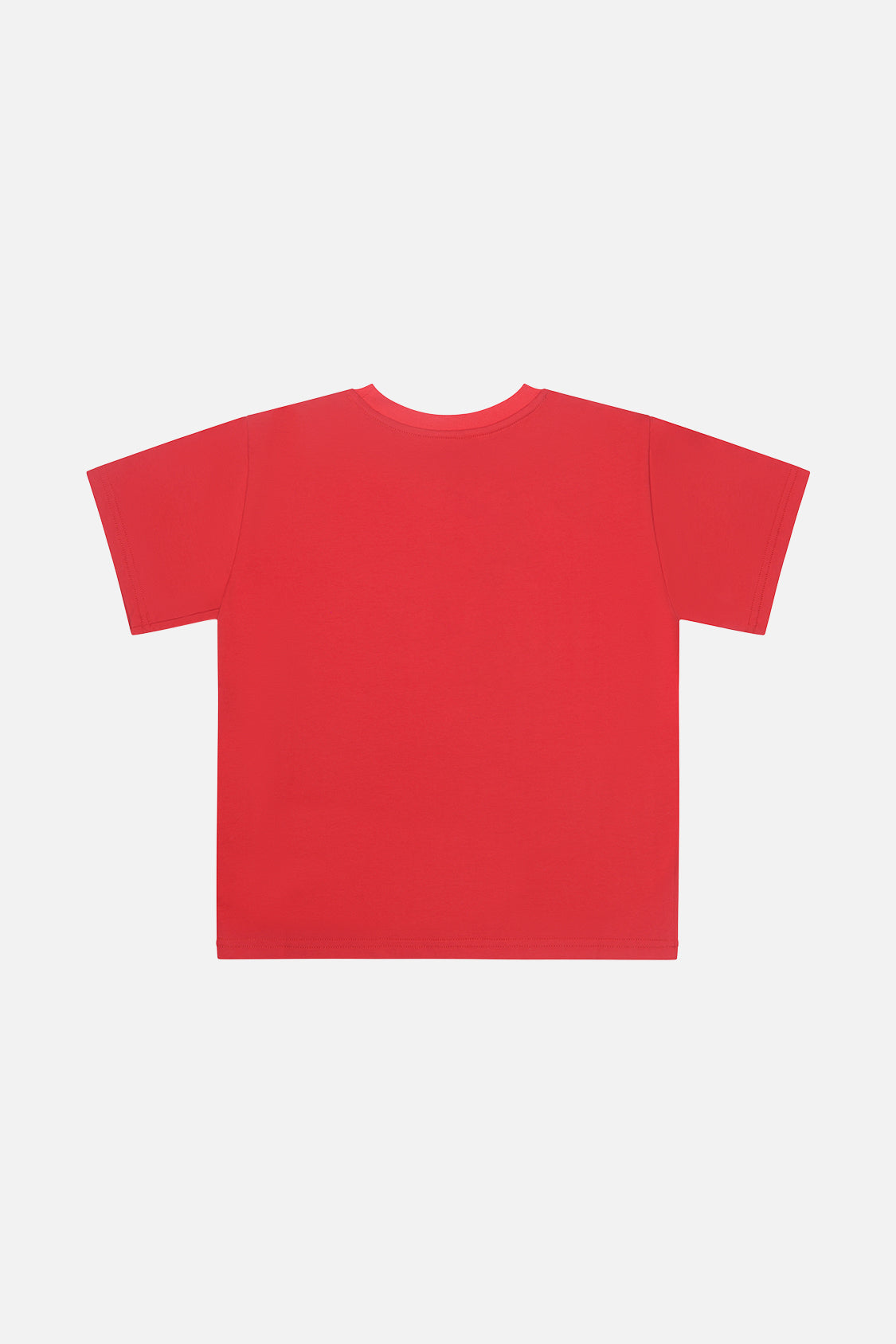 40. Jubiläums-Grafik-T-Shirt Mohnrot