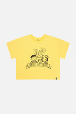 Adult 40Th Anniversary Graphic T-Shirt Honey Yellow