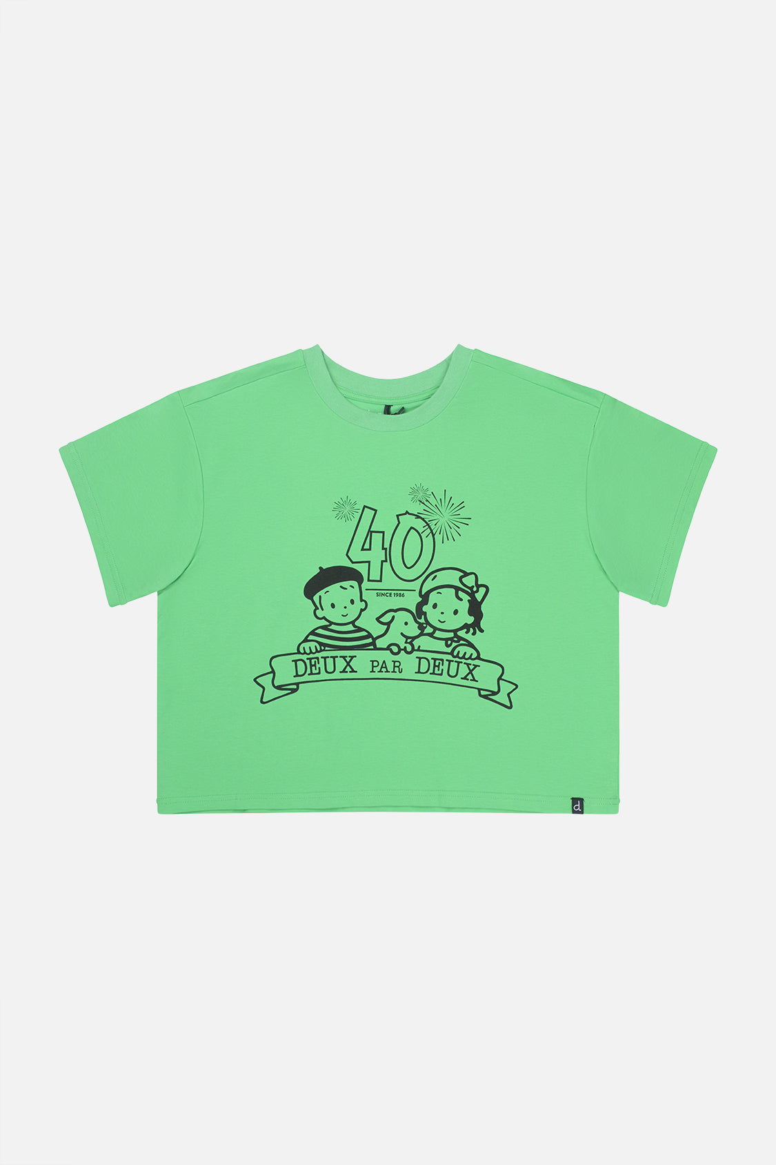 Adult 40Th Anniversary Graphic T-Shirt Green