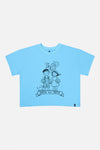 Adult 40Th Anniversary Graphic T-Shirt Sky Blue