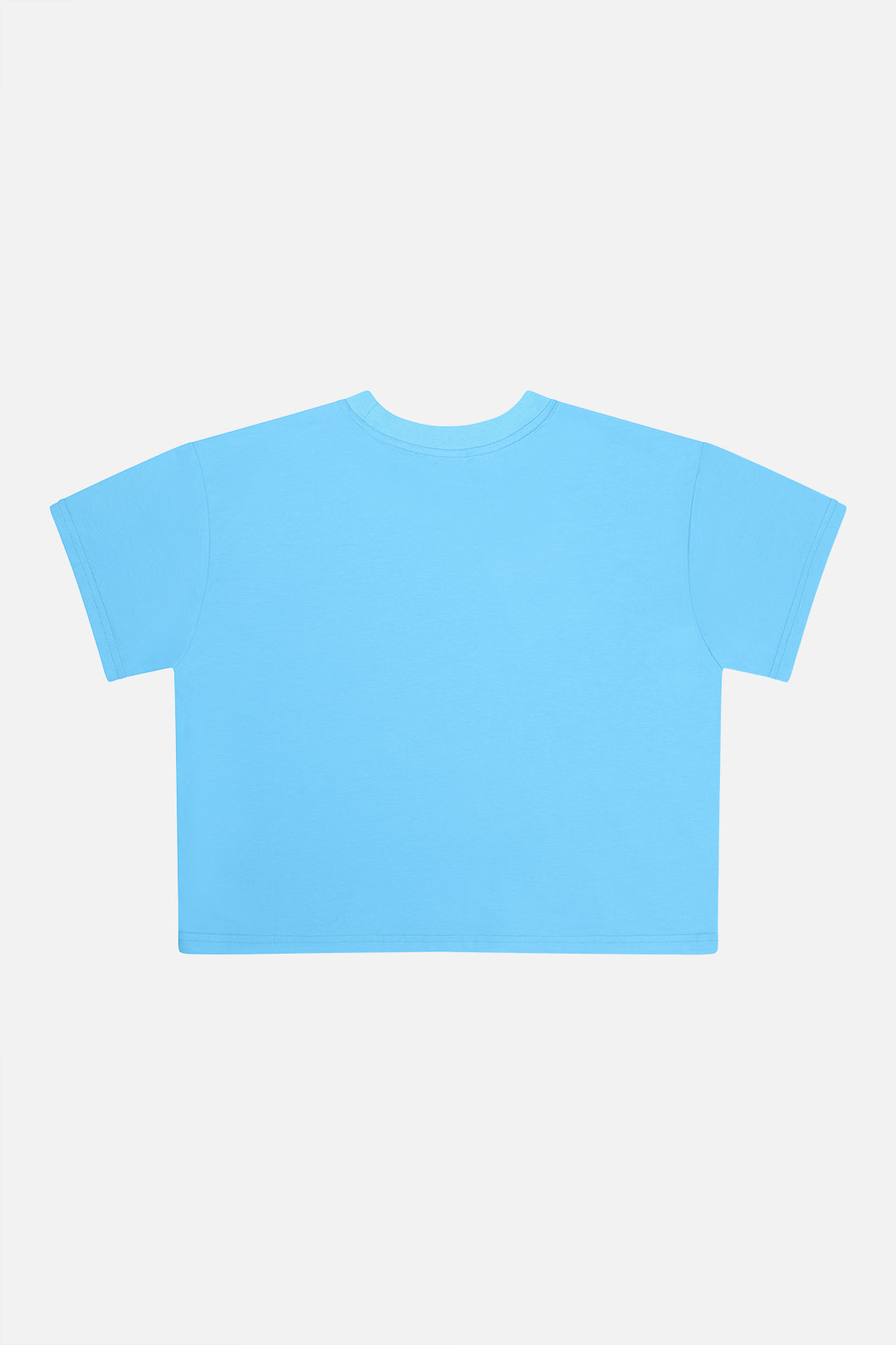 T-shirt graphique boxy adulte 40e anniversaire bleu ciel
