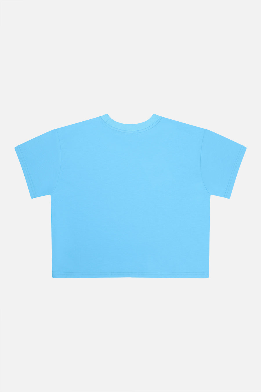 T-shirt graphique boxy adulte 40e anniversaire bleu ciel