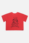 Adult 40Th Anniversary Graphic T-Shirt Poppy Red