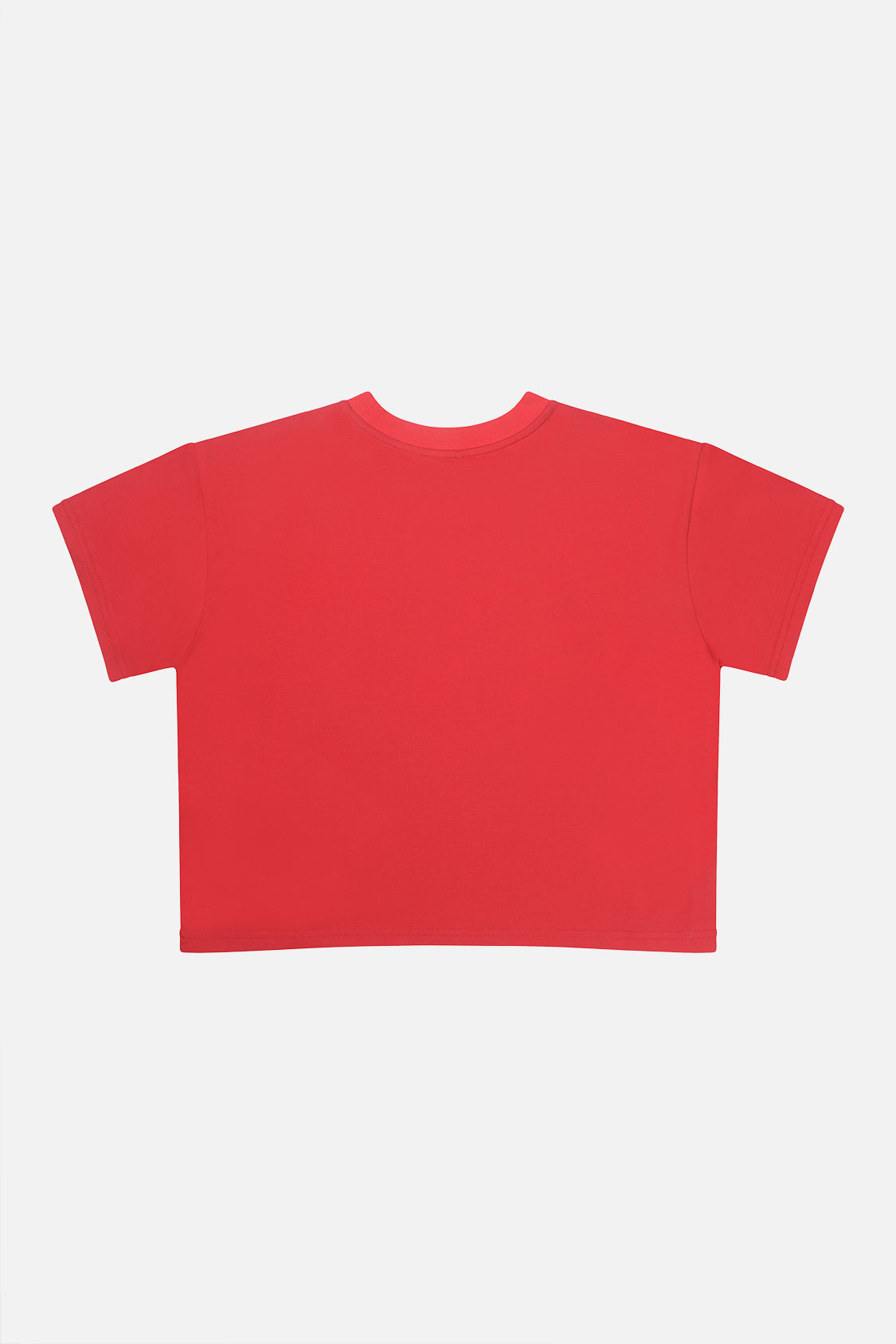T-shirt graphique boxy adulte 40e anniversaire rouge coquelicot