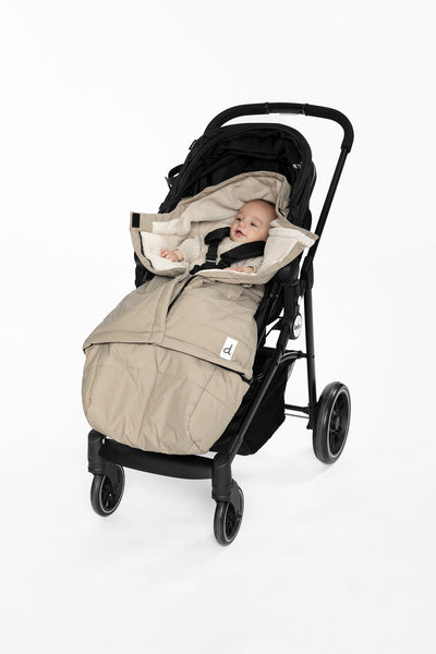 Evolutive Footmuff For Car Seats And Strollers Taupe - J10A405_01870