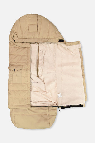Evolutive Footmuff For Car Seats And Strollers Taupe - J10A405_01870