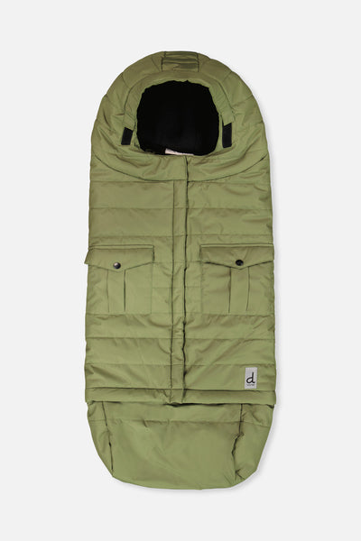 Evolutive Footmuff For Car Seats And Strollers Olive Green - J10A405_03090