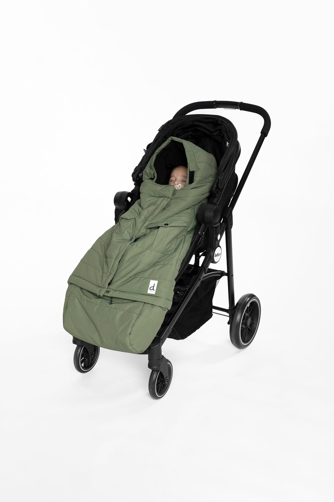 Evolutive Footmuff For Car Seats And Strollers Olive Green - J10A405_03090
