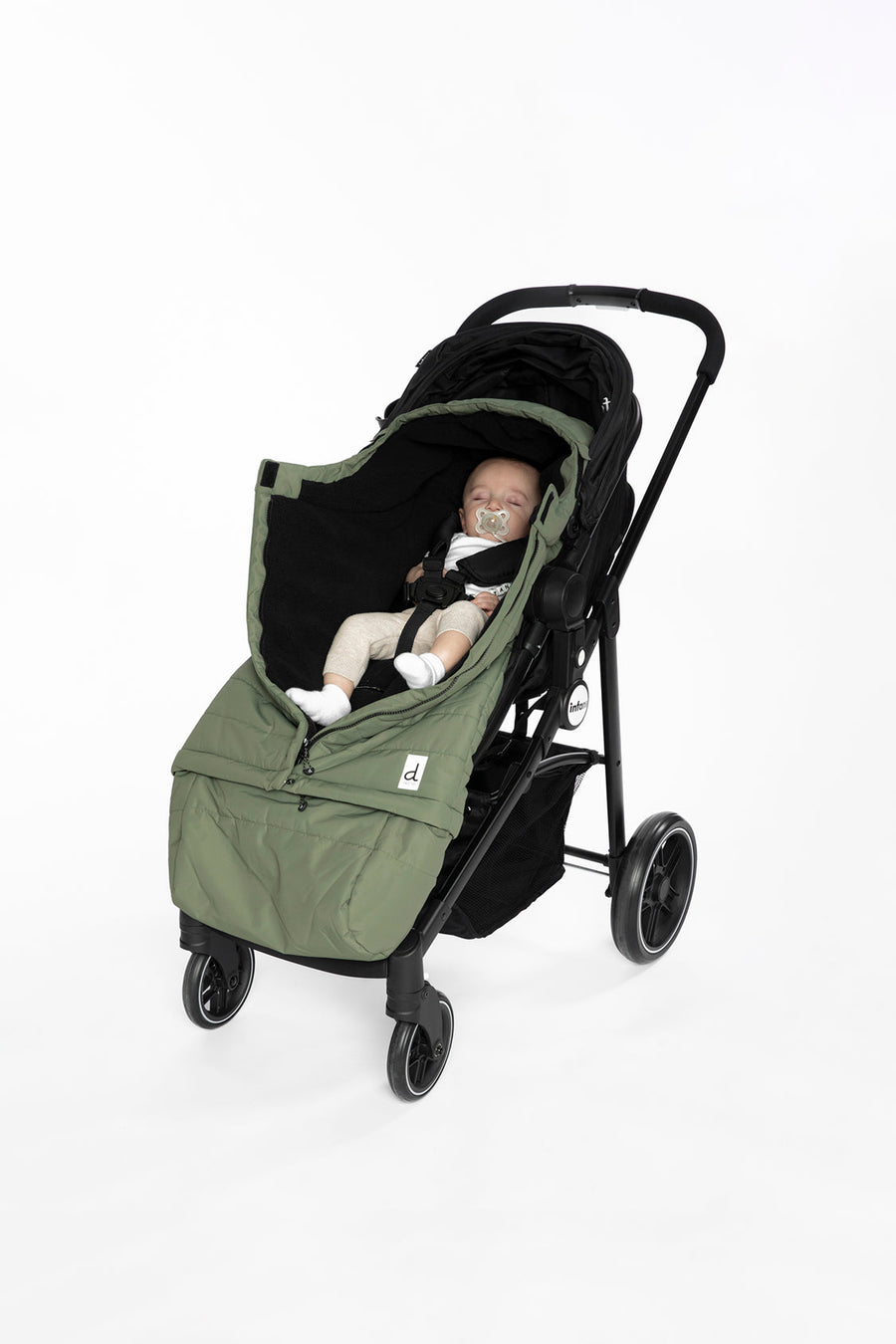 Evolutive Footmuff For Car Seats And Strollers Olive Green - J10A405_03090