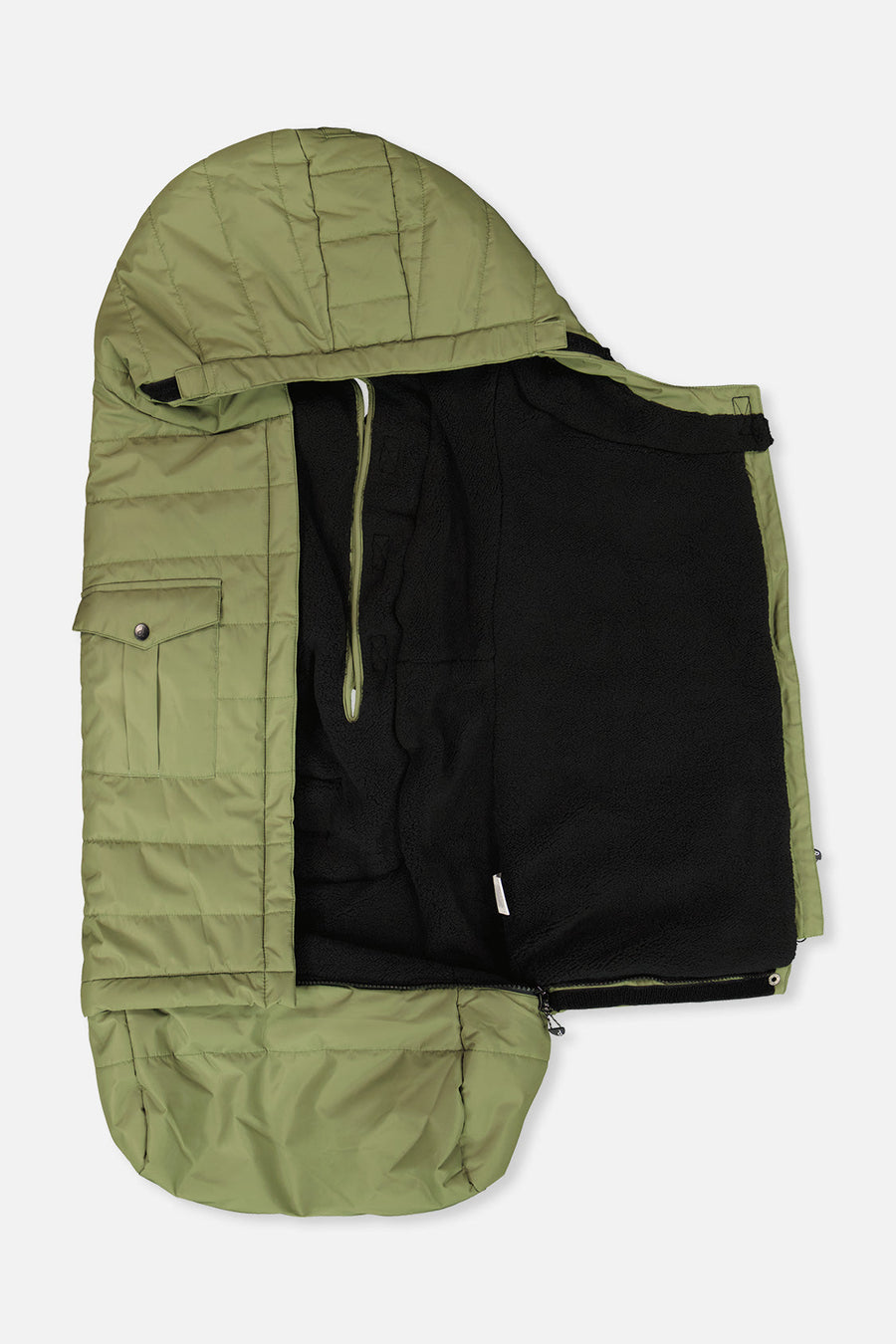Evolutive Footmuff For Car Seats And Strollers Olive Green - J10A405_03090