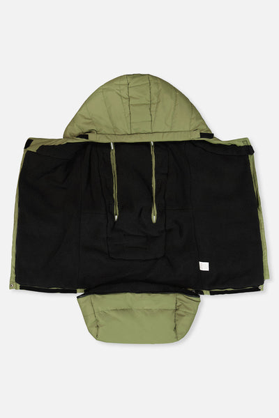 Evolutive Footmuff For Car Seats And Strollers Olive Green - J10A405_03090
