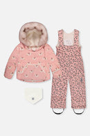 Baby Two Piece Snowsuit Rose Leopard Print - J10A501_1J004