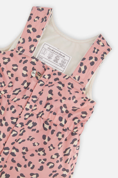Baby Two Piece Snowsuit Rose Leopard Print - J10A501_1J004