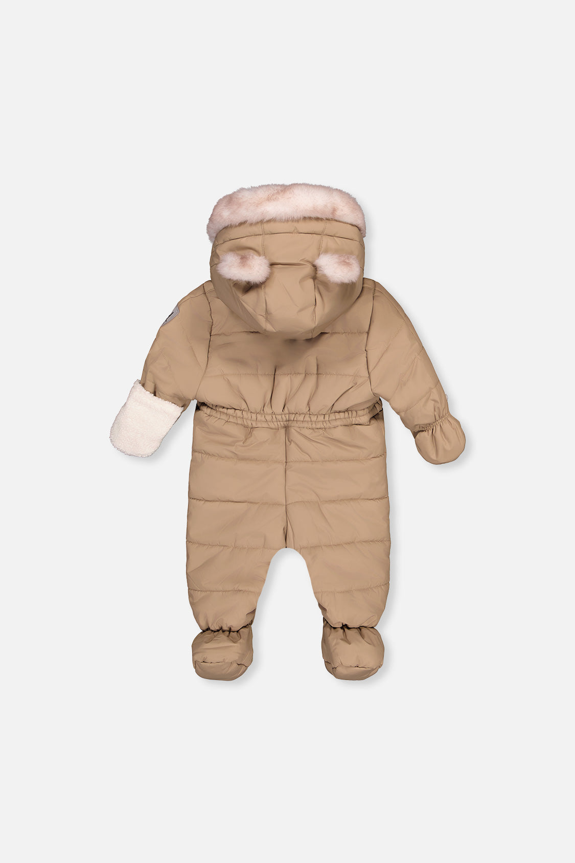 Baby One Piece Snowsuit For Car Seats Taupe - J10A602_01870