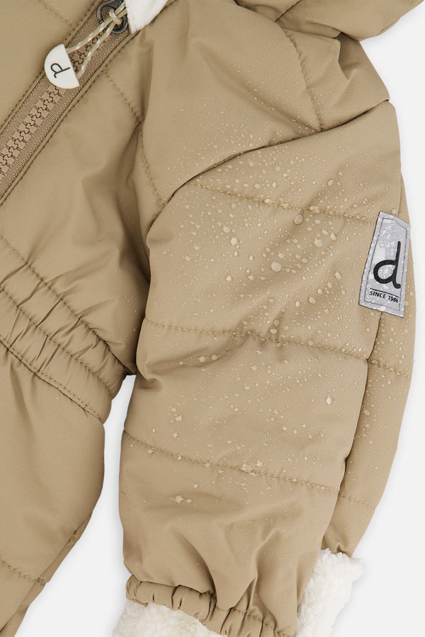 Baby One Piece Snowsuit For Car Seats Taupe - J10A602_01870