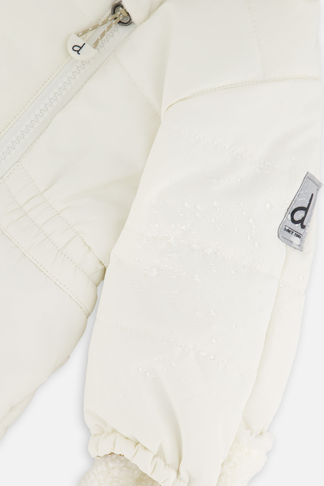 Baby One Piece Snowsuit For Car Seats Off White - J10A602_01880