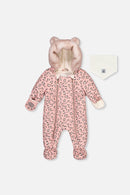 Baby One Piece Snowsuit For Car Seats Rose Leopard Print - J10A602_1J005