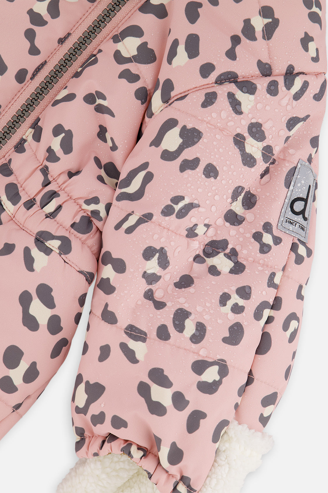 Baby One Piece Snowsuit For Car Seats Rose Leopard Print - J10A602_1J005