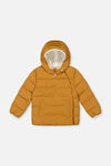 Winter Jacket Adapted For Car Seats Brown Sugar - J10B500_01740