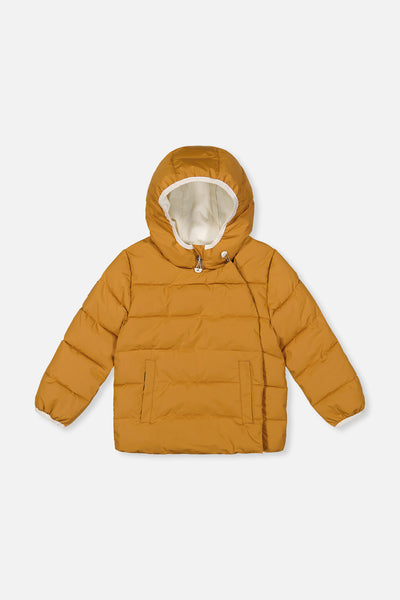 Winter Jacket Adapted For Car Seats Brown Sugar - J10B500_01740