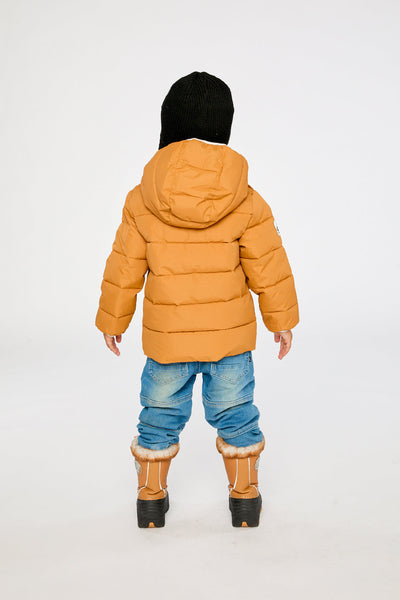 Winter Jacket Adapted For Car Seats Brown Sugar - J10B500_01740