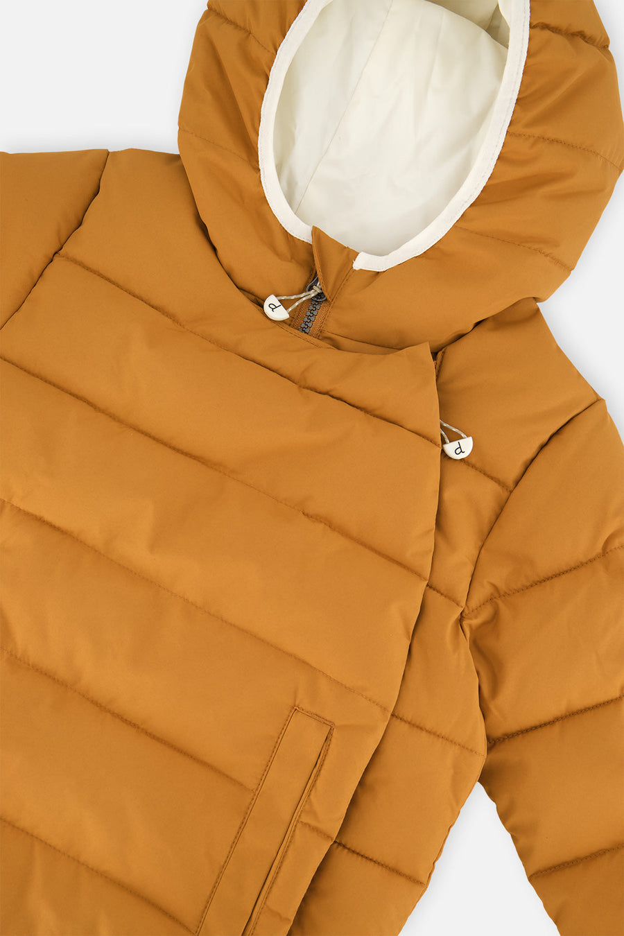 Winter Jacket Adapted For Car Seats Brown Sugar - J10B500_01740