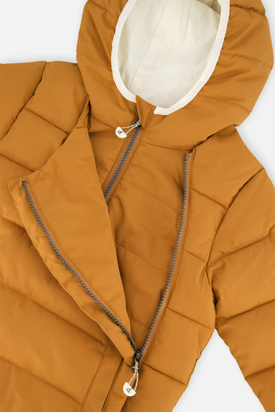 Winter Jacket Adapted For Car Seats Brown Sugar - J10B500_01740