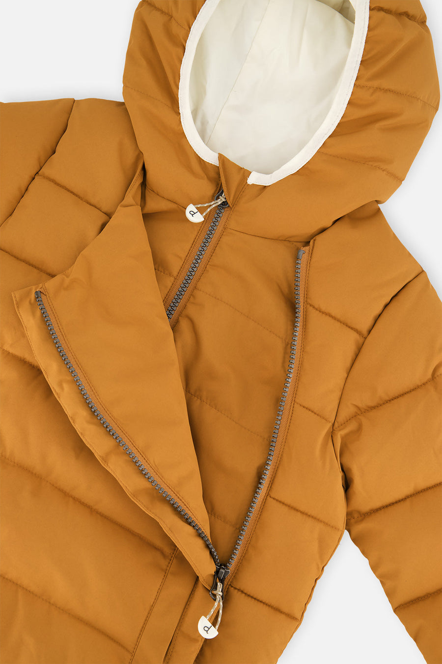 Winter Jacket Adapted For Car Seats Brown Sugar - J10B500_01740